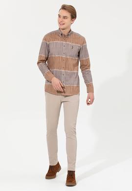 Erkek Taş Kanvas Pantolon - 50254171014