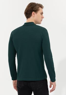 Erkek Koyu Yeşil Basic Sweatshirt - 50253133177