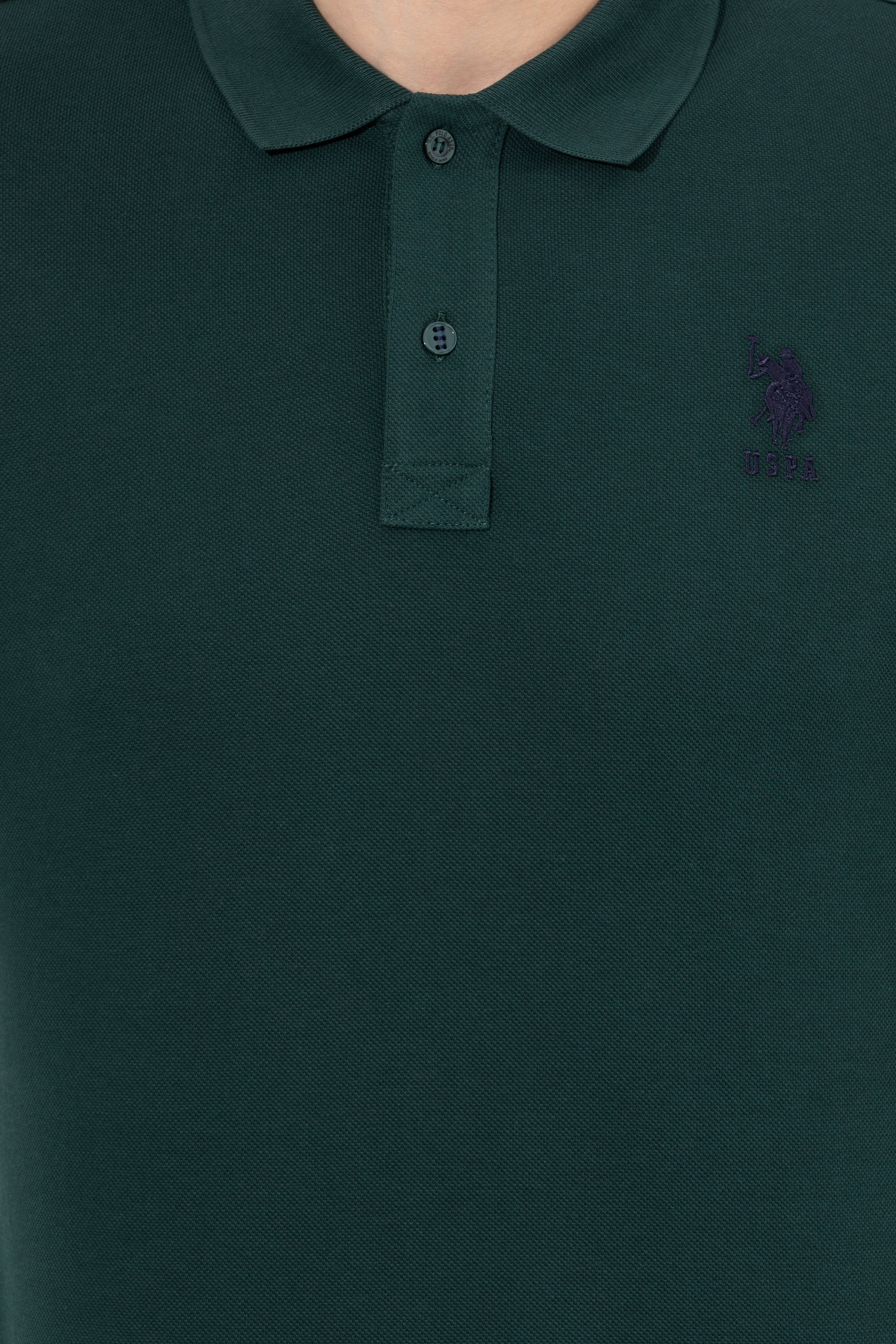 Erkek Koyu Yeşil Basic Sweatshirt - Image 6