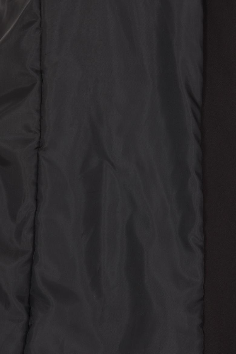 Kadın Siyah Deri Ceket - 50259150003