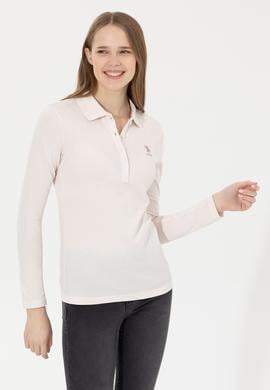 Kadın Ekru Basic Sweatshirt - 50262813012