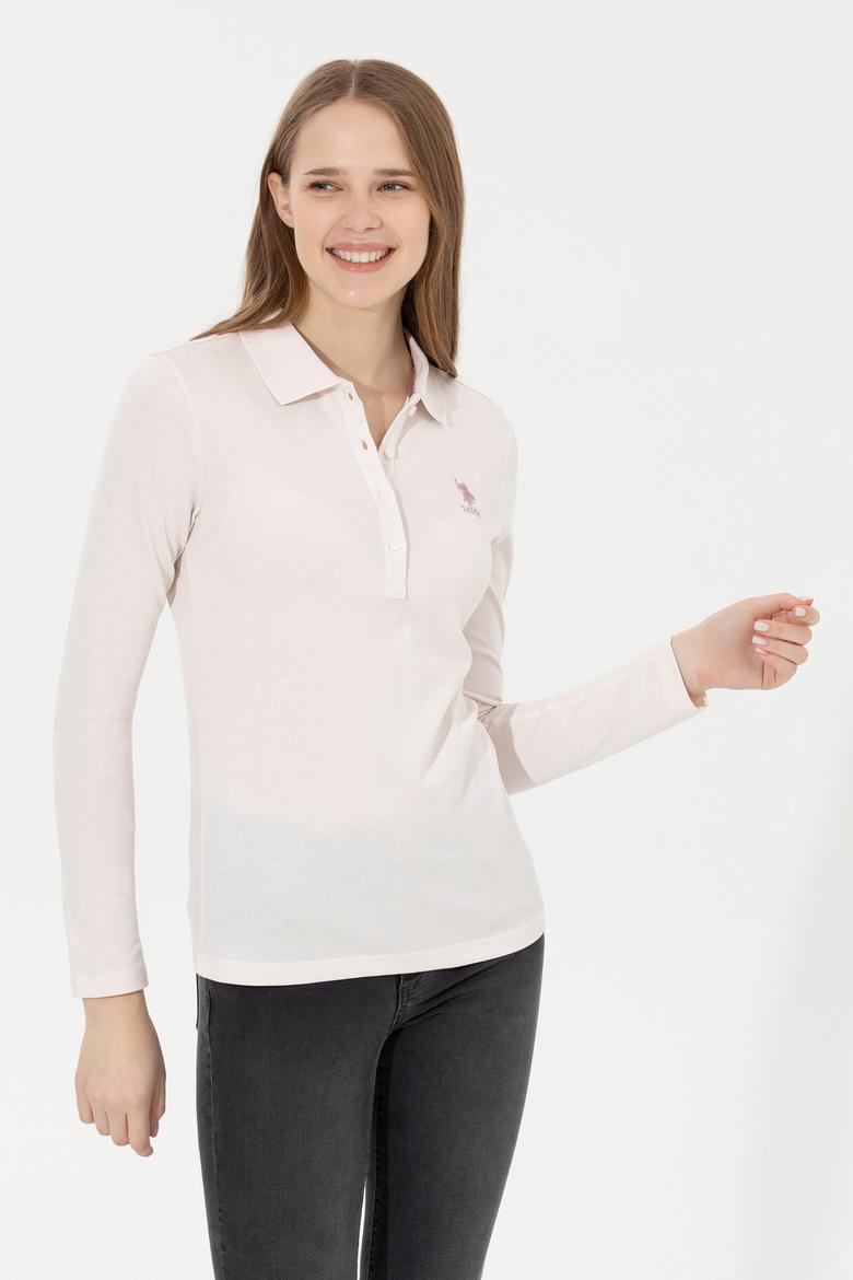 Kadın Ekru Basic Sweatshirt