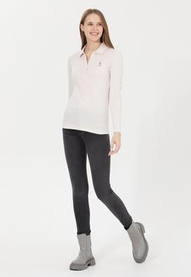 Kadın Ekru Basic Sweatshirt - 50262813012