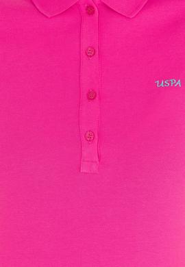 Kadın Fuşya Basic Polo Yaka Tişört - 50266348072