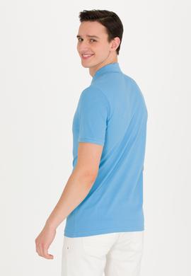 Erkek Turkuaz Basic Polo Yaka Tişört - 50262933153