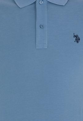 Erkek İndigo Basic Polo Yaka Tişört - 50262933105