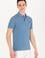 Erkek İndigo Basic Polo Yaka Tişört