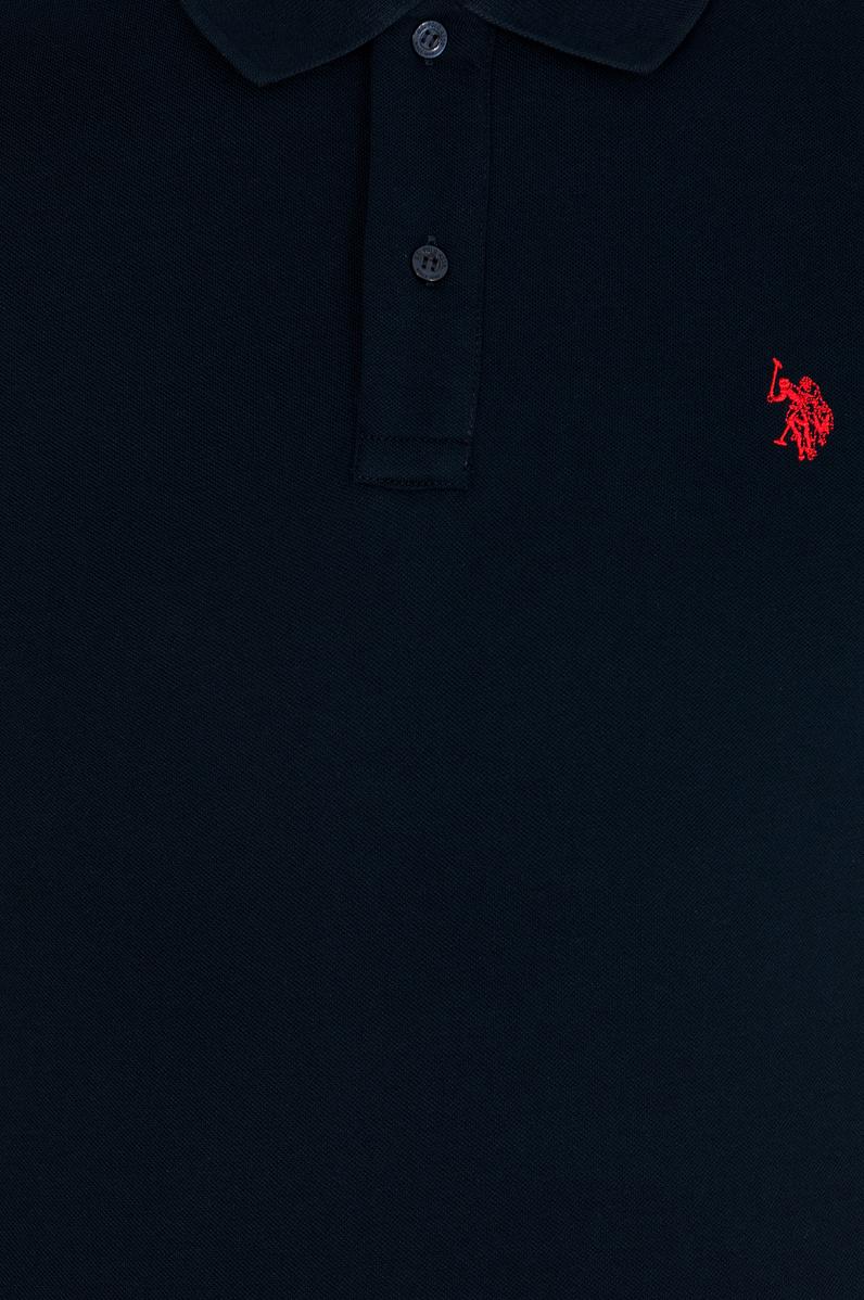 Erkek Koyu Lacivert Basic Polo Yaka Tişört