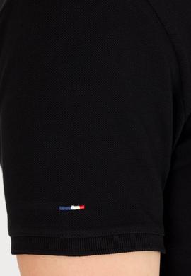 Erkek Siyah Basic Polo Yaka Tişört - 50263238034