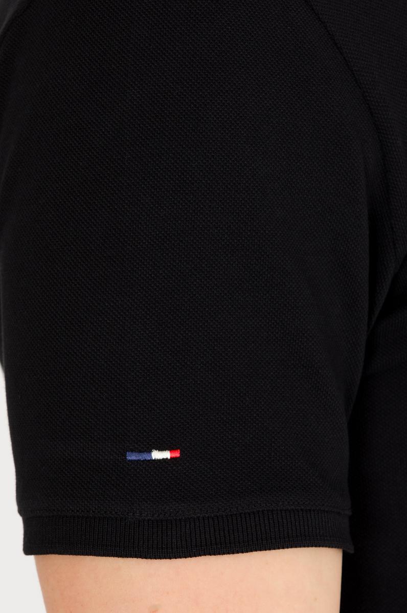 Erkek Siyah Basic Polo Yaka Tişört