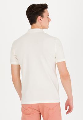 Erkek Ekru Basic Polo Yaka Tişört - 50262933185