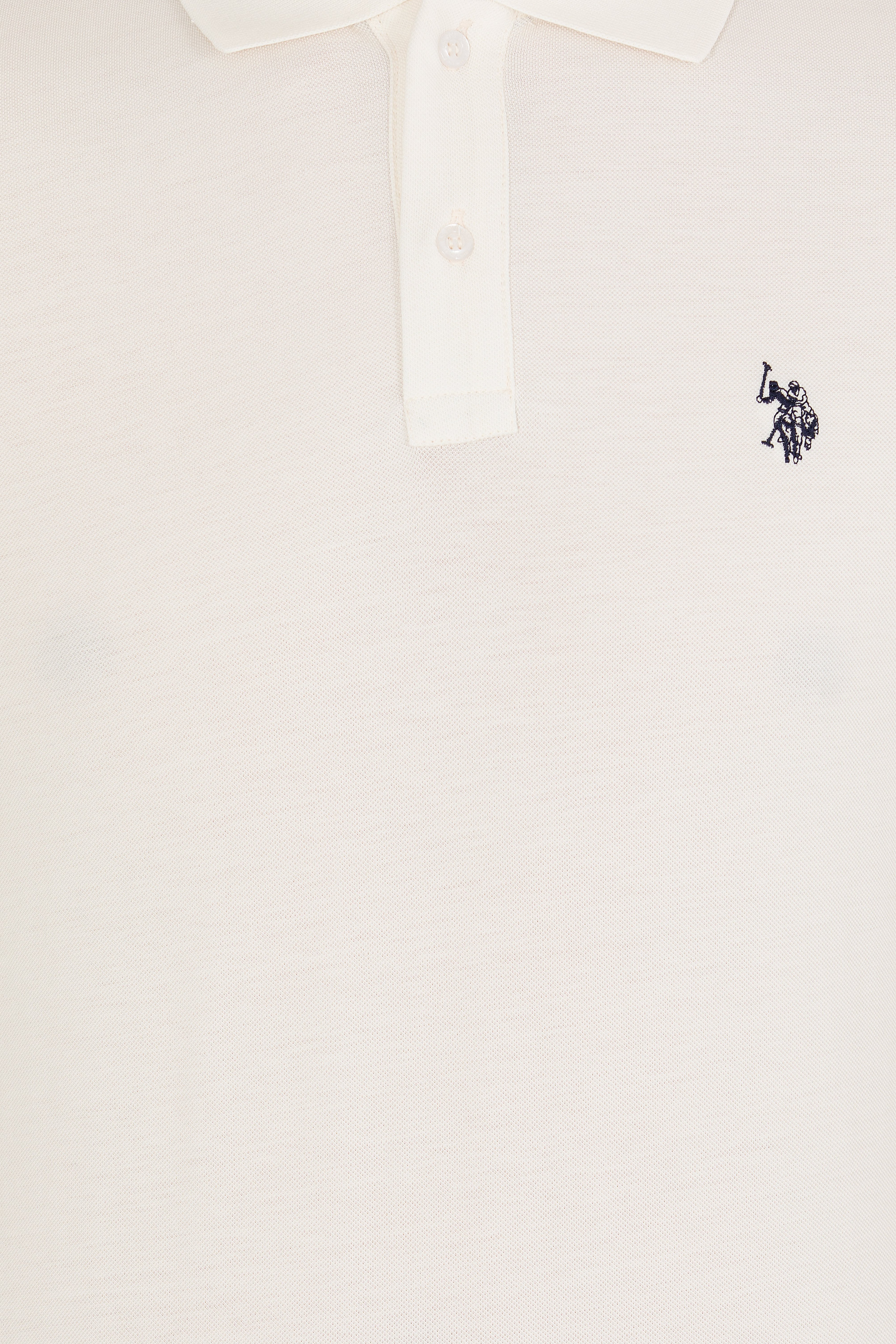 Erkek Ekru Basic Polo Yaka Tişört - Image 6