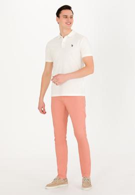 Erkek Ekru Basic Polo Yaka Tişört - 50262933185