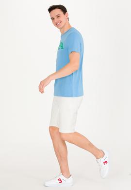 Erkek Turkuaz Basic Bisiklet Yaka Tişört - 50262976118