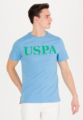 Erkek Turkuaz Basic Bisiklet Yaka Tişört - 50262976118