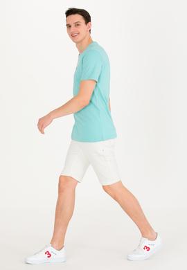 Erkek Mint Basic Bisiklet Yaka Tişört - 50263026066