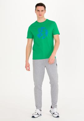 Erkek Gri Melanj Eşofman Altı - 50263539011