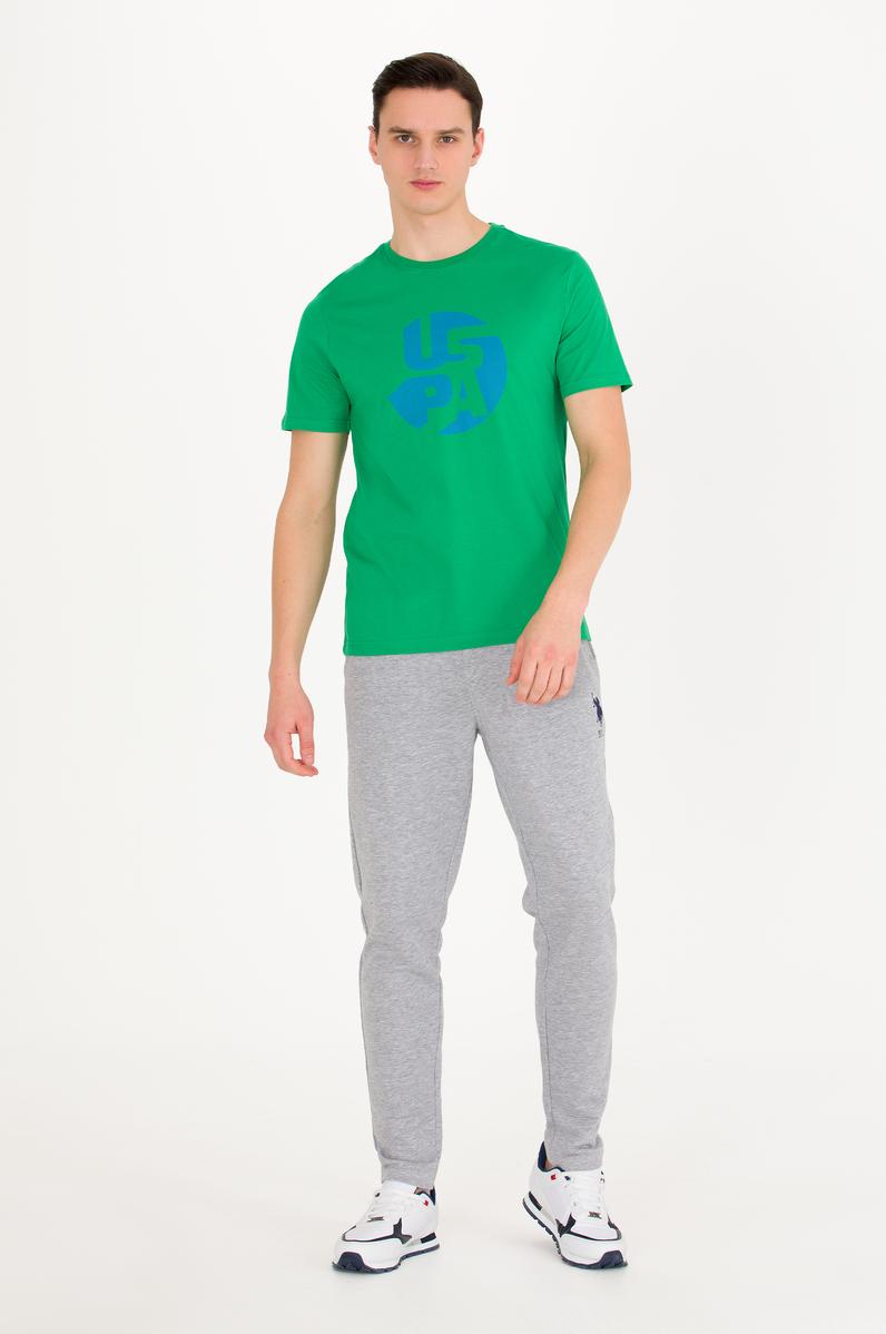 Erkek Gri Melanj Eşofman Altı