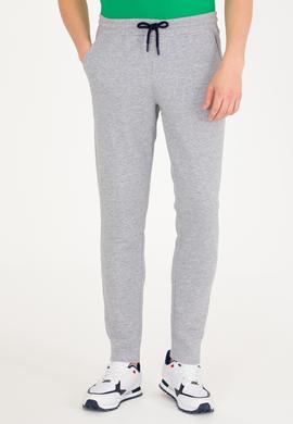 Erkek Gri Melanj Eşofman Altı - 50263539011