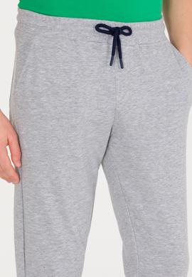 Erkek Gri Melanj Eşofman Altı - 50263539011