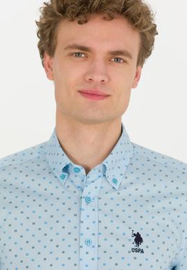 Erkek Mavi Uzun Kollu Gömlek - 50252845021