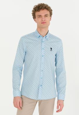 Erkek Mavi Uzun Kollu Gömlek - 50252845021