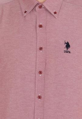 Erkek Vişne Uzun Kollu Basic Gömlek - 50253872061