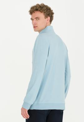 Erkek Mavi Melanj Sweatshirt - 50256328005