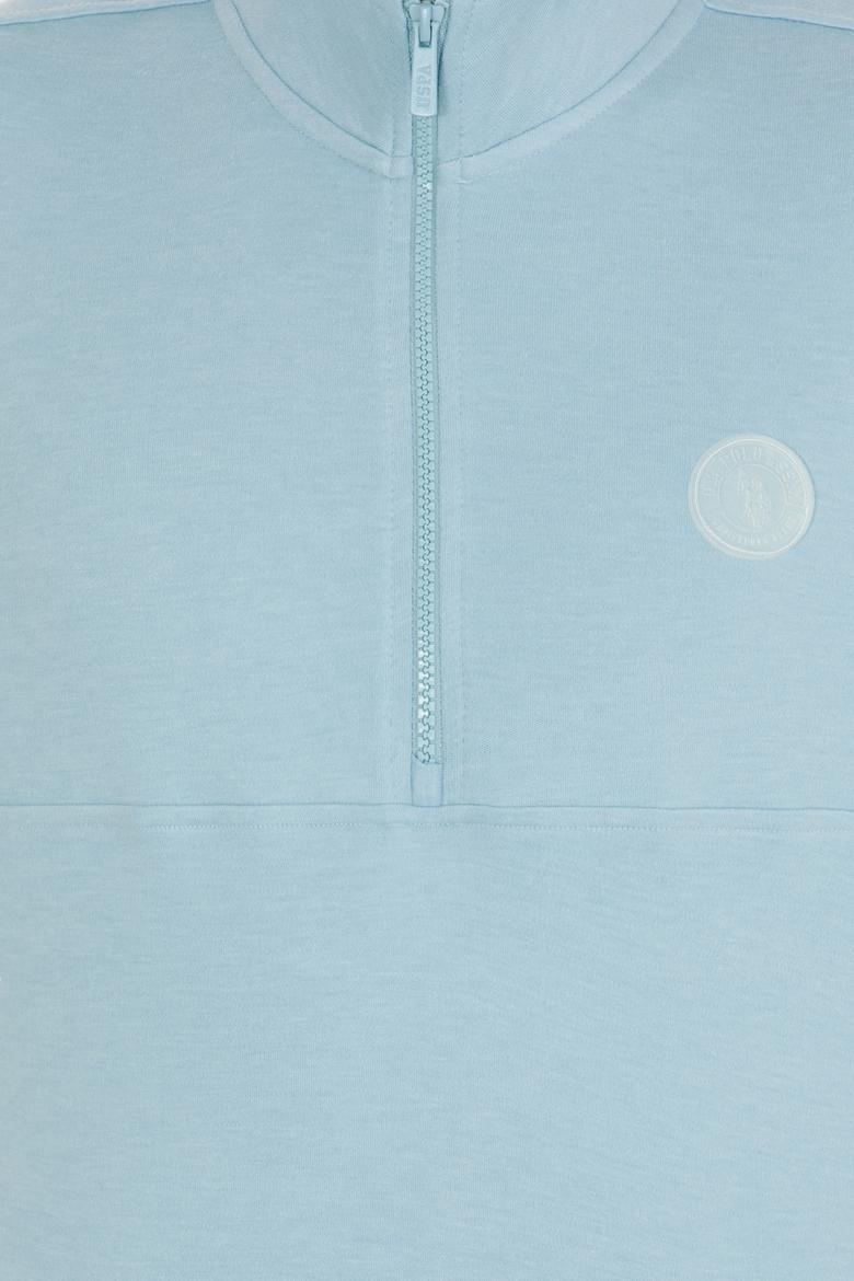 Erkek Mavi Melanj Sweatshirt - 50256328005