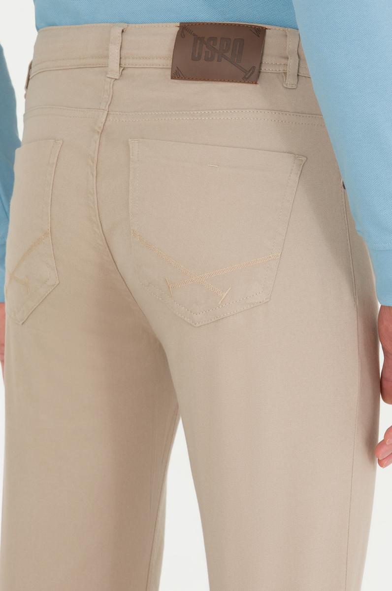 Erkek Slim Fit Taş Chinos