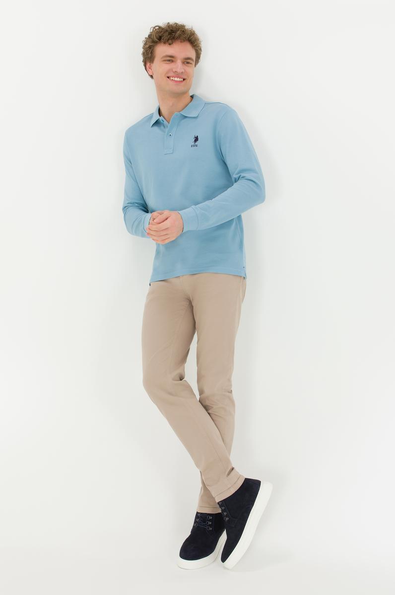Erkek Slim Fit Taş Chinos