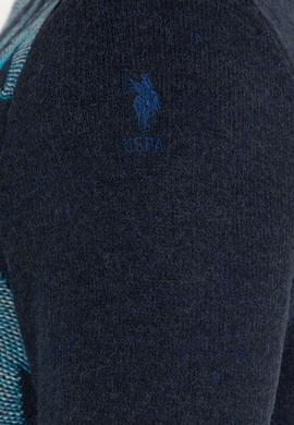 Erkek Lacivert Bisiklet Yaka Triko Kazak - 50256663009