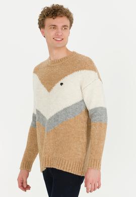 Erkek Camel Melanj Kazak - 50256681017