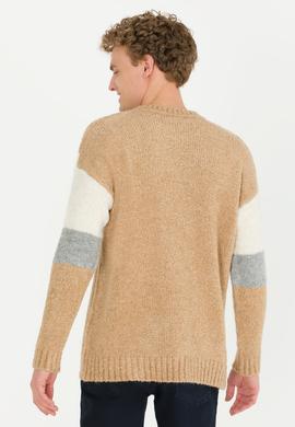 Erkek Camel Melanj Kazak - 50256681017