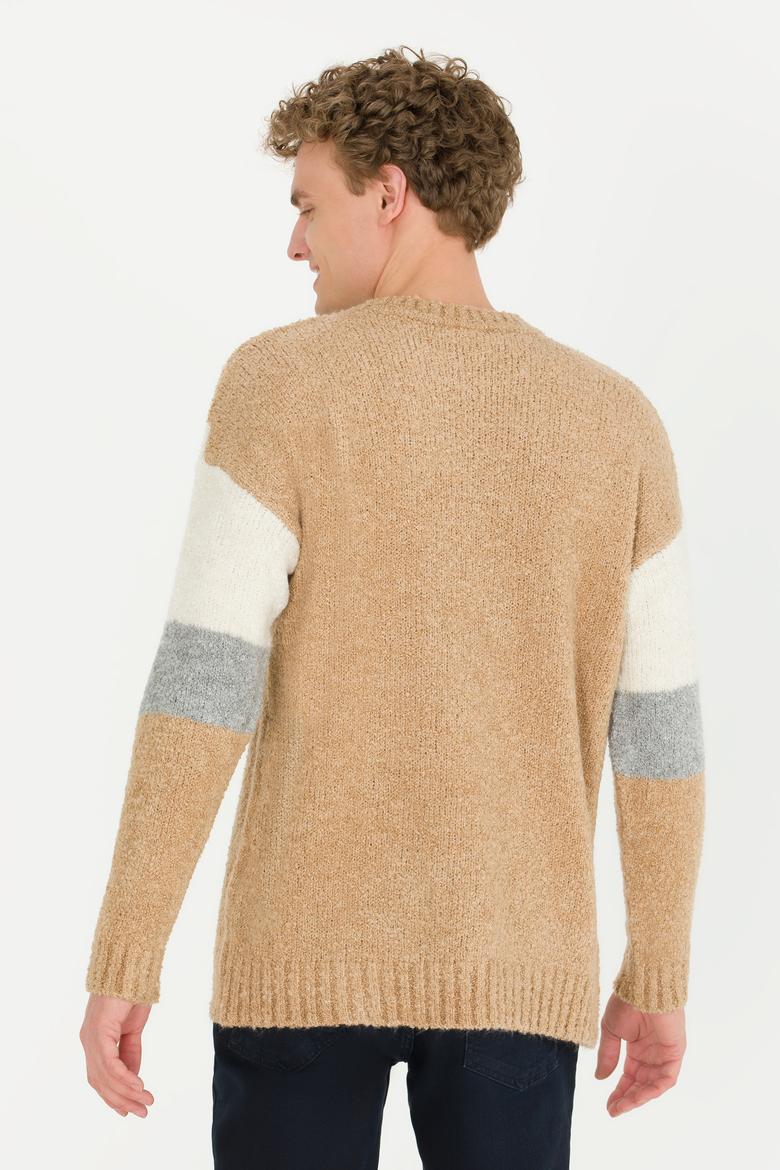 Erkek Camel Melanj Kazak - 50256681017