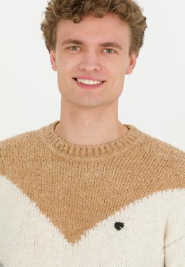 Erkek Camel Melanj Kazak - 50256681017