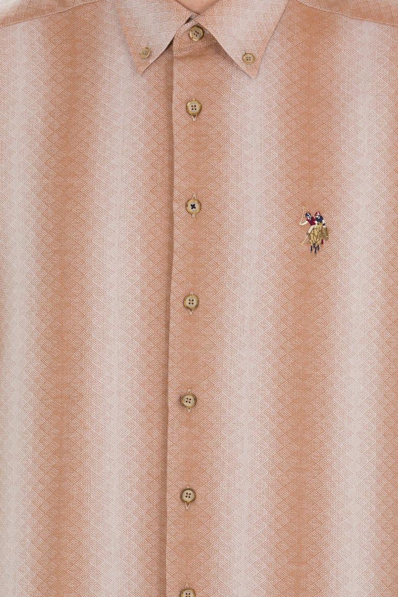 Erkek Camel Uzun Kollu Gömlek - 50256983007