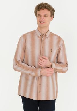 Erkek Camel Uzun Kollu Gömlek - 50256983007