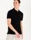 Erkek Siyah Basic Polo Yaka Tişört