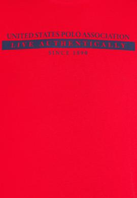 Erkek Kırmızı Bisiklet Yaka Tişört - 50263284016