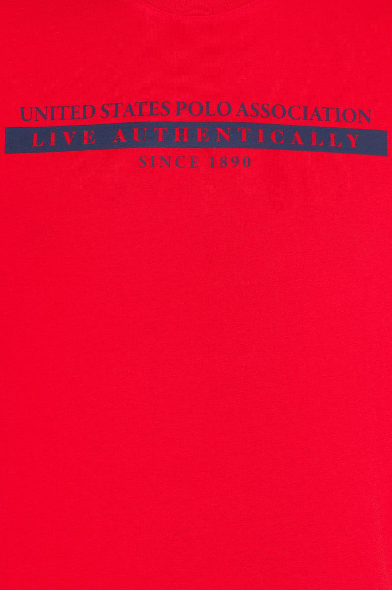 Erkek Kırmızı Bisiklet Yaka Tişört