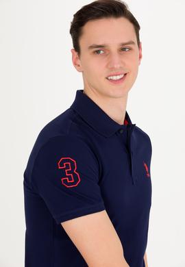 Erkek Lacivert Basic Polo Yaka Tişört - 50264891041