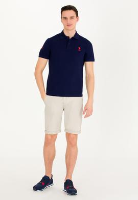 Erkek Lacivert Basic Polo Yaka Tişört - 50264891041