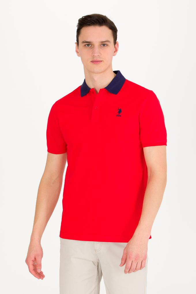 Erkek Kırmızı Polo Yaka Tişört