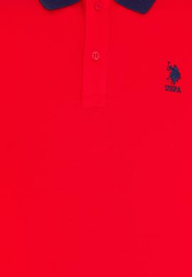 Erkek Kırmızı Polo Yaka Tişört - 50264895019