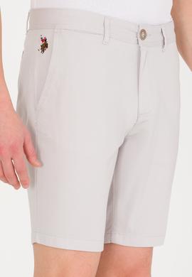 Erkek Açık Gri Dokuma Şort - 50266070085