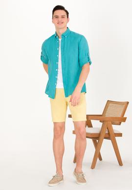 Erkek Mint Uzun Kollu Gömlek - 50267490025