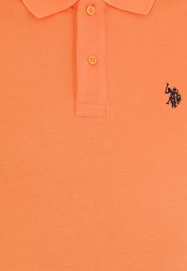 Erkek Turuncu Basic Polo Yaka Tişört - 50262933023