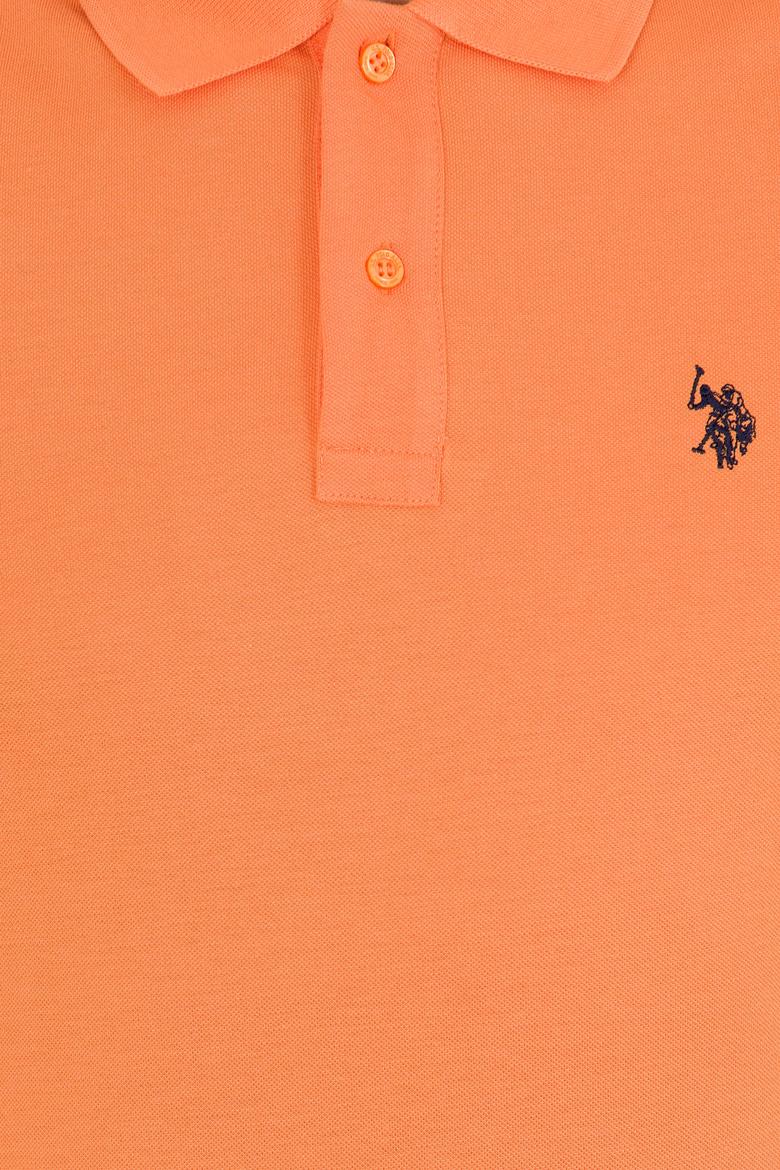 Erkek Turuncu Basic Polo Yaka Tişört - 50262933023