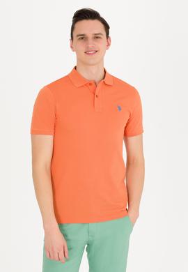 Erkek Kiremit Basic Polo Yaka Tişört - 50262933441